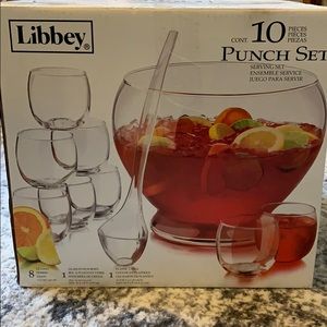 Libbey 10 Piece Punch Set